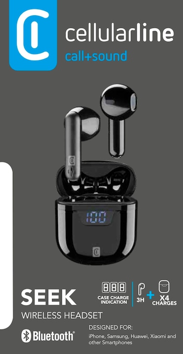 Actual product image Cellularline Seek (3 h, Wireless)