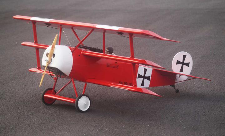 Produktbild Vq Models Fokker Dr.1 (rot) / 1850mm ARF Dreidecker