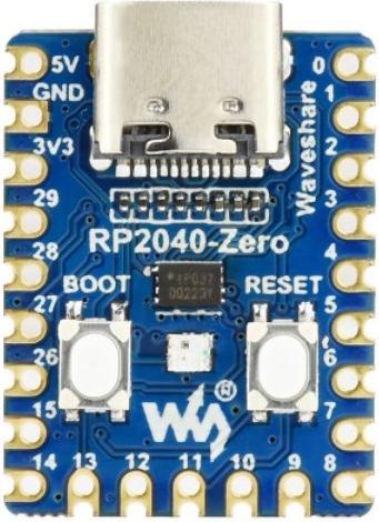 Image du produit WaveShare RP2040-Zero MCU basé sur Raspberry Pi Pico