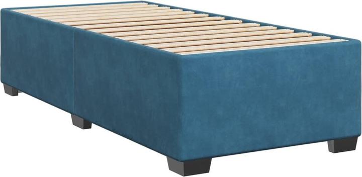 Actual product image vidaXL Bo x spring bed with mattress 200 x 200 cm velvet (200 x 200 cm)