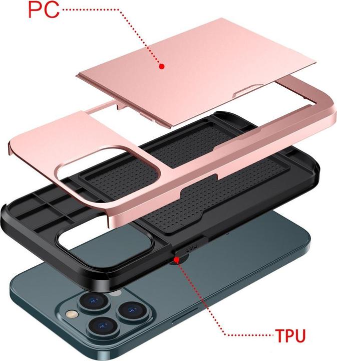 Produktbild König Design Hülle Handy Schutz für Apple iPhone 13 Pro Max Case Cover Tasche Etuis Grau Neu (Apple iPhone 13 Pro Max)