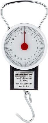 Actual product image Mannesmann Hand scale with measuring tape Measuring range: 0