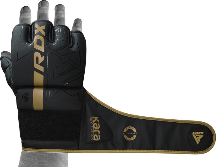 Actual product image Rdx Grappling Gloves F6 Matte Golden-M (M)
