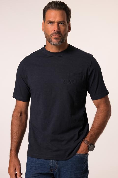 Produktbild JP1880 JP 1880 Herren grosse Grössen T-Shirt, Halbarm, Brusttasche navy blau 4XL 838273130-4XL (4XL)