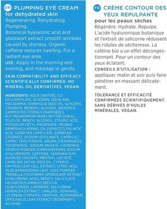 Image du produit Annemarie Börlind AQUANATURE Crème pour les yeux tapissée (Crème pour les yeux, 15 ml, Jour + nuit)