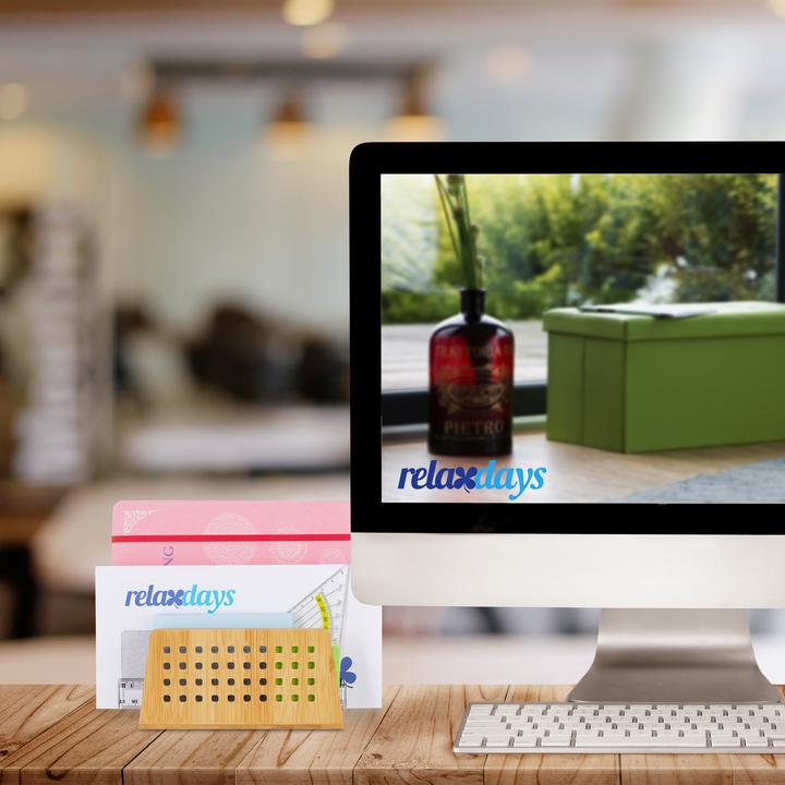 Actual product image Relaxdays Documet Rack