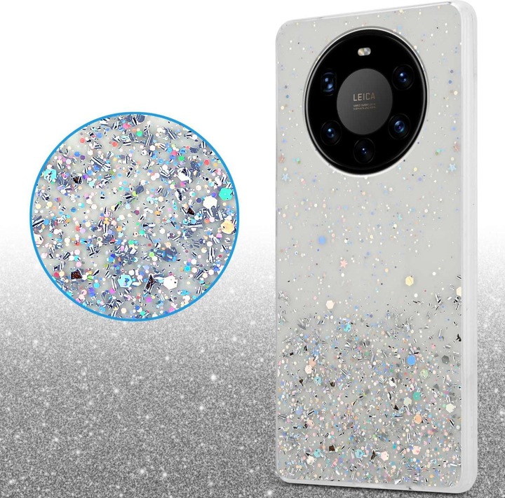 Produktbild Cadorabo TPU Hülle für Huawei MATE 40 PRO mit Glitzer (Huawei Mate 40 Pro)