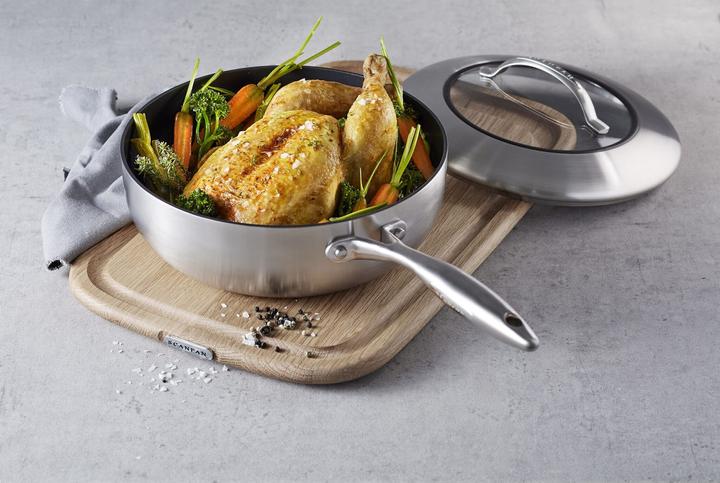 Image du produit Scanpan 26 cm/2,25 L Sauteuse avec couvercle - CTX (26 cm, Cocotte + faitout, Aluminium, Acier)