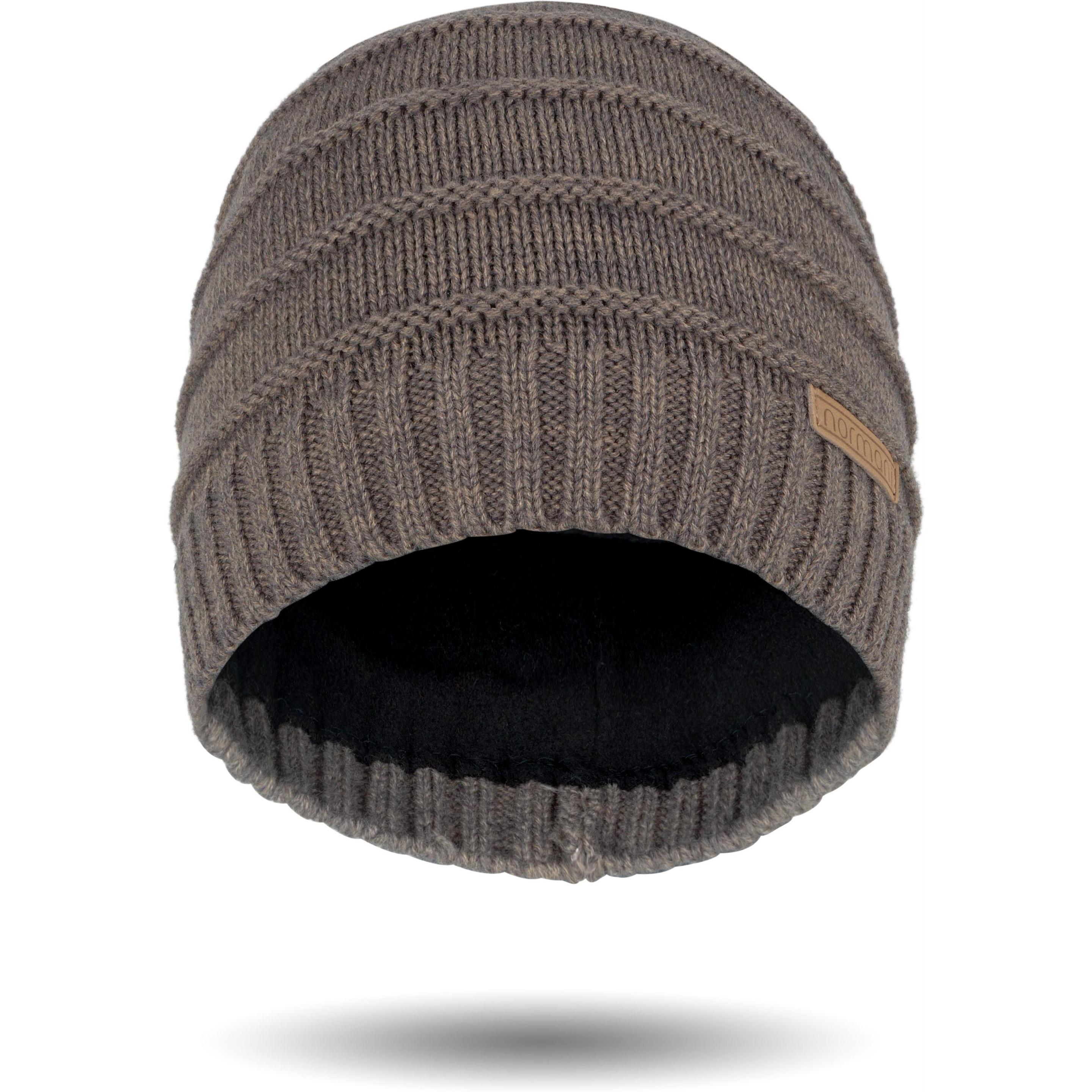 Normani, Herren, Mütze, Wintermütze Yonce, Beige, (One Size)