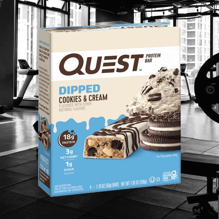 Actual product image Quest Bar Dipped (12 pcs., 720 g)