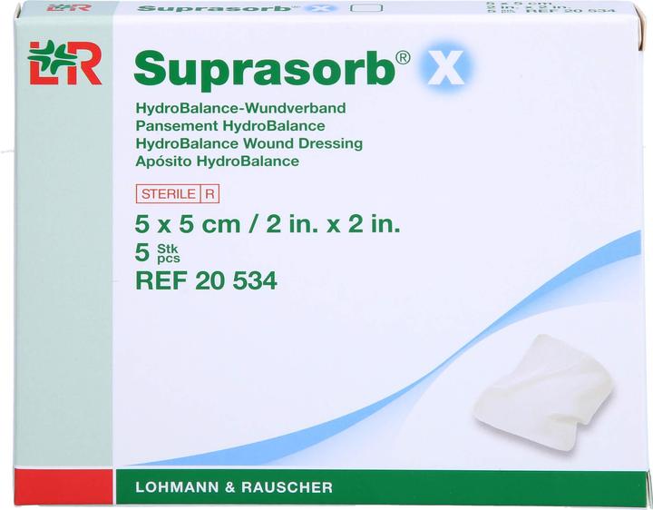 Actual product image Suprasorb X HydroBalance-Wundverband 5x5cm steril