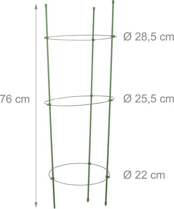 Produktbild Relaxdays Rankhilfe Tomaten (28 cm, 28 cm)