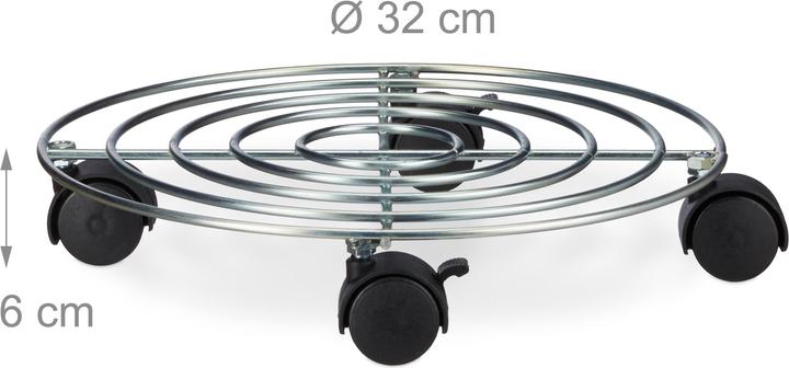 Produktbild Relaxdays Pflanzenroller