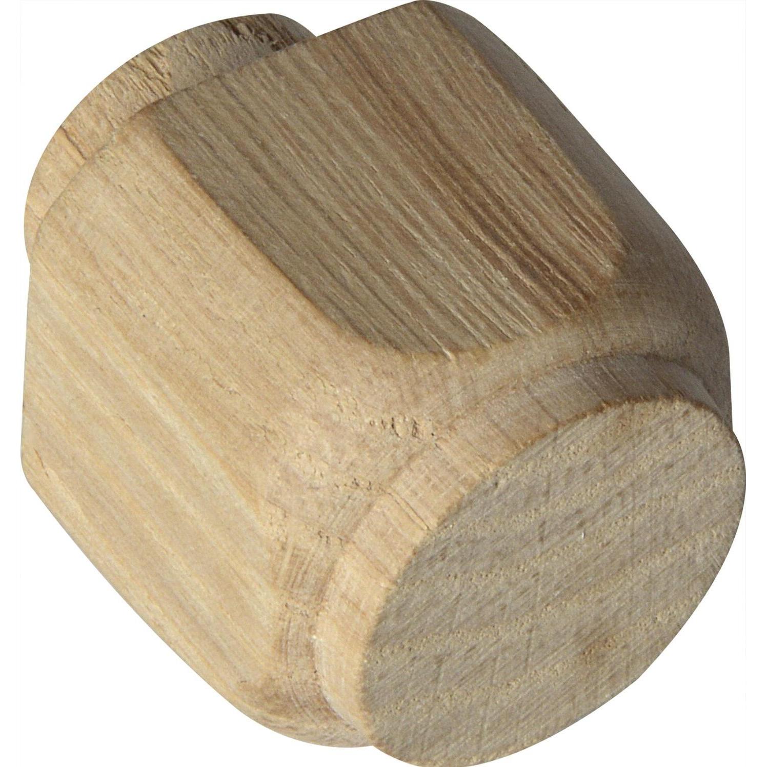 Alles im griff Holzziernagel Breite 30, Höhe 30, Zapfen ø 20, Zapfenlänge 8 mm, Eiche roh (42725042)