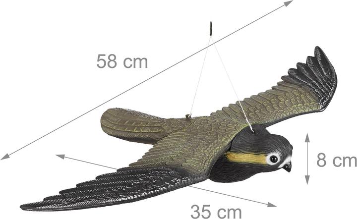 Actual product image Relaxdays Bird of Prey Dummy Falcon