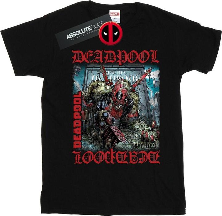 Immagine prodotto Deadpool Here Lies Deadpool Maglietta Ampia Donna (M)