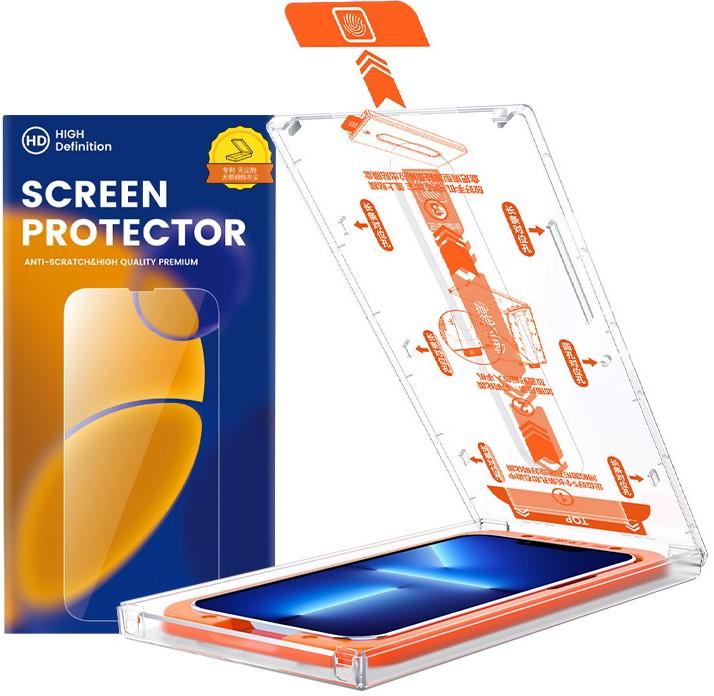 Image du produit PhoneLook Vitre de protection intégrale avec système de montage automatique anti-bulles et anti-poussière 3D (Apple iPhone 16)