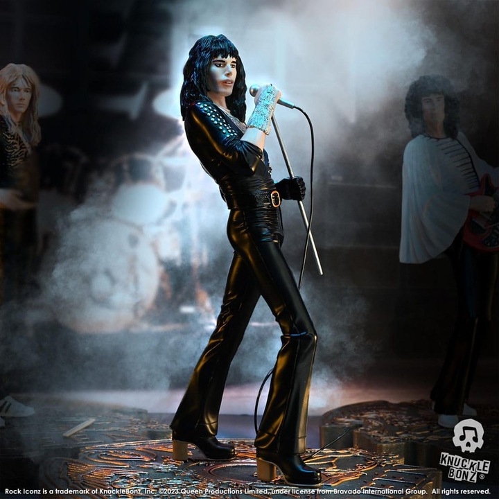 Produktbild Knucklebonz Queen Rock Iconz Statue Freddie Mercury II (Sheer Heart Attack Era) 23 cm
