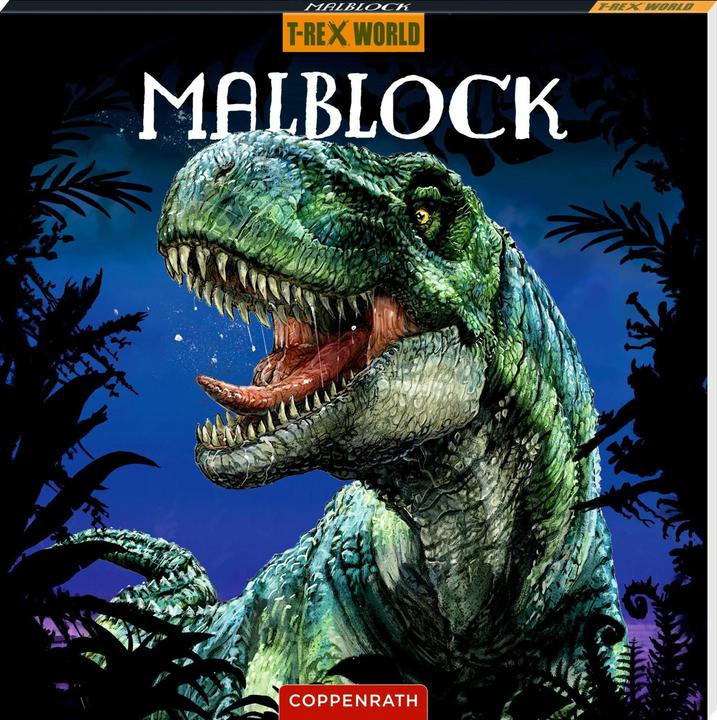 Malblock/32saurierstarkeMotive/T-RexWorld