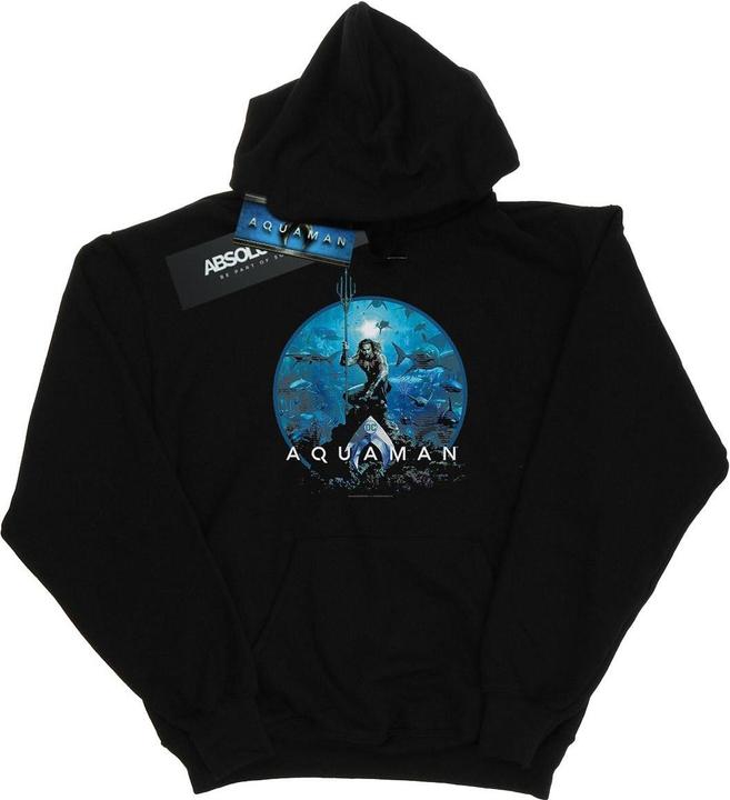 Produktbild Aquaman Circle Poster Kapuzenpullover Jungen (116)