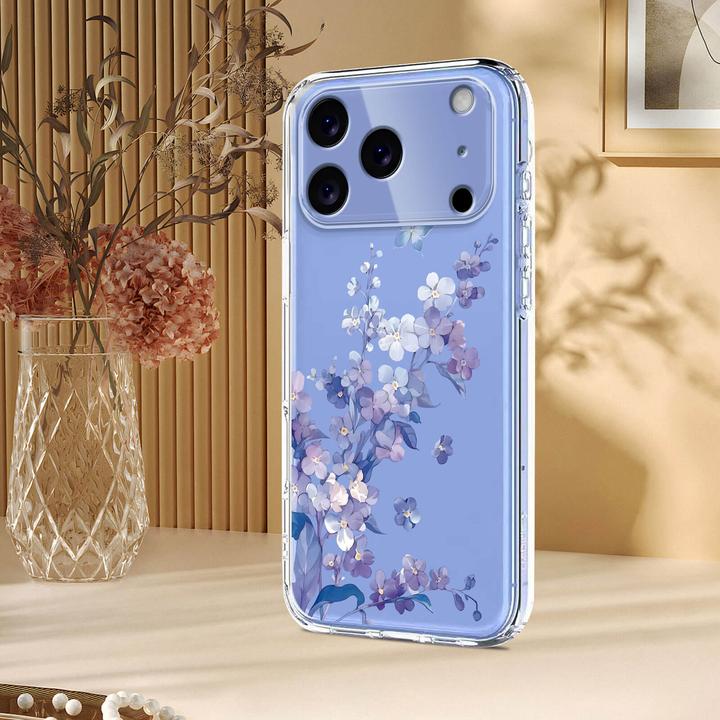 Immagine prodotto Cover-Discount iPhone 17 Pro - Silikon Gummi Hülle Blumen (Apple iPhone 17 Pro)