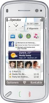 Image du produit Nokia N97 - Multilingue QWERTZ - Blanc (32 Go, 3.50", 5 Mpx, 3G)