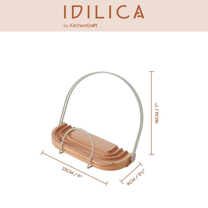 Actual product image Kitchen Craft Id Cookbook Stand Beechwood (24 x 9 x 19.50 cm)