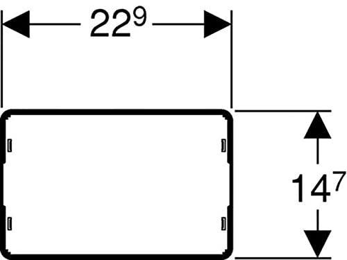 Immagine prodotto Geberit Protezione degli edifici UPK 240931001