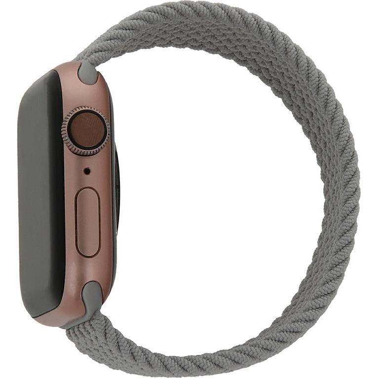 Thumbnail - OEM Elastisches Band M für Apple Watch 42/44/45 mm Länge 155 mm hellgrau, Uhrenarmband, Grau