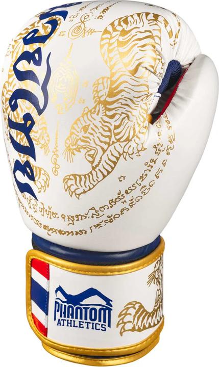 Produktbild Phantom Athletics Boxhandschuhe Muay Thai Weiss/Gold,Boxhandschuhe Muay Thai Schwarz/Gold (10 OZ, One Size)