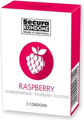 Image du produit Secura Condom Framboise 3er (3 pcs)