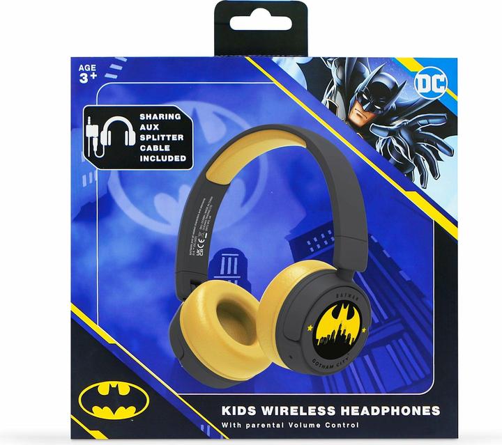 Actual product image OTL Bluetooth Headset w/Perental Control - Batman Gotham City (DC0984)