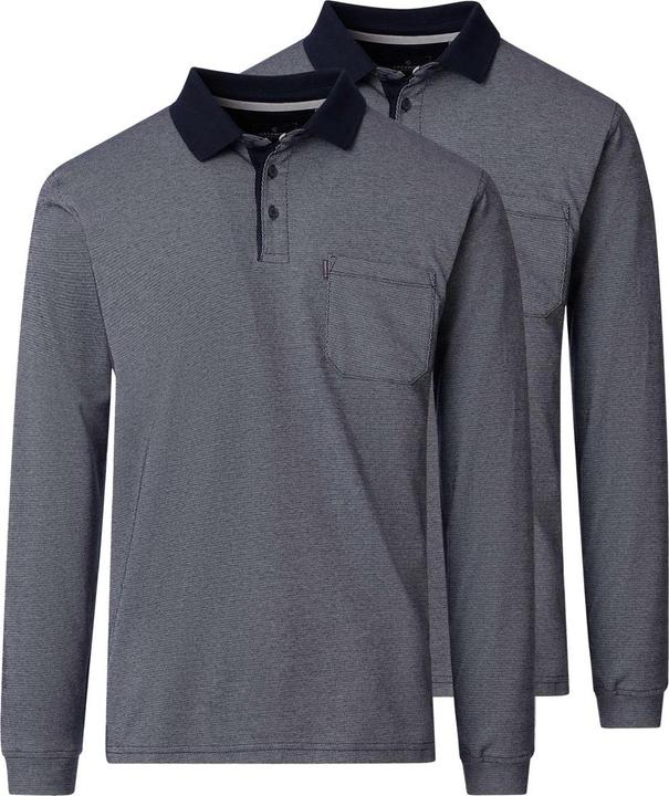 Immagine prodotto Casamoda - Basic - Poloshirt - 2er Pack (M Blau) (M)