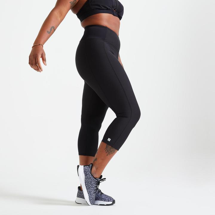 Produktbild Domyos Caprihose Damen Skinny Polyester (W26/L30)