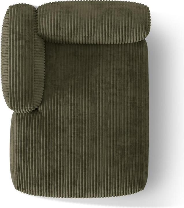 Image du produit Micadoni Chaise longue modulable gauche, "Martina", 1 Place, 176x123x75 Fabriqué en Europe (Recamière)