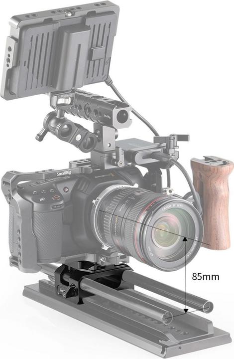 Actual product image SmallRig Blackmagic Design Pocket Cinema Camera Baseplate (Quick coupling plate)