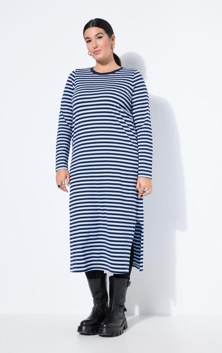 Produktbild Studio Untold Maxikleid, Jersey mit Ringeln, Langarm (42, 44)