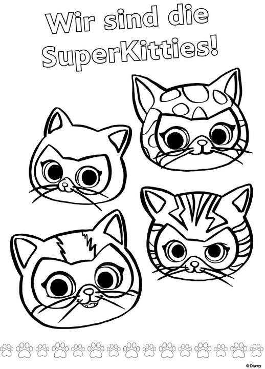 Actual product image Panini Disney Junior SuperKitties: Superstarker Sticker- und Malspass