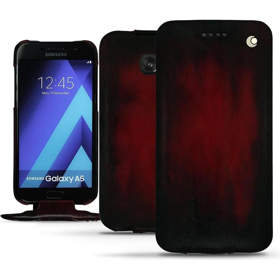 Thumbnail - Noreve Lederschutzhülle vertikal (Samsung Galaxy A5 (2017)), Smartphone Hülle, Rot