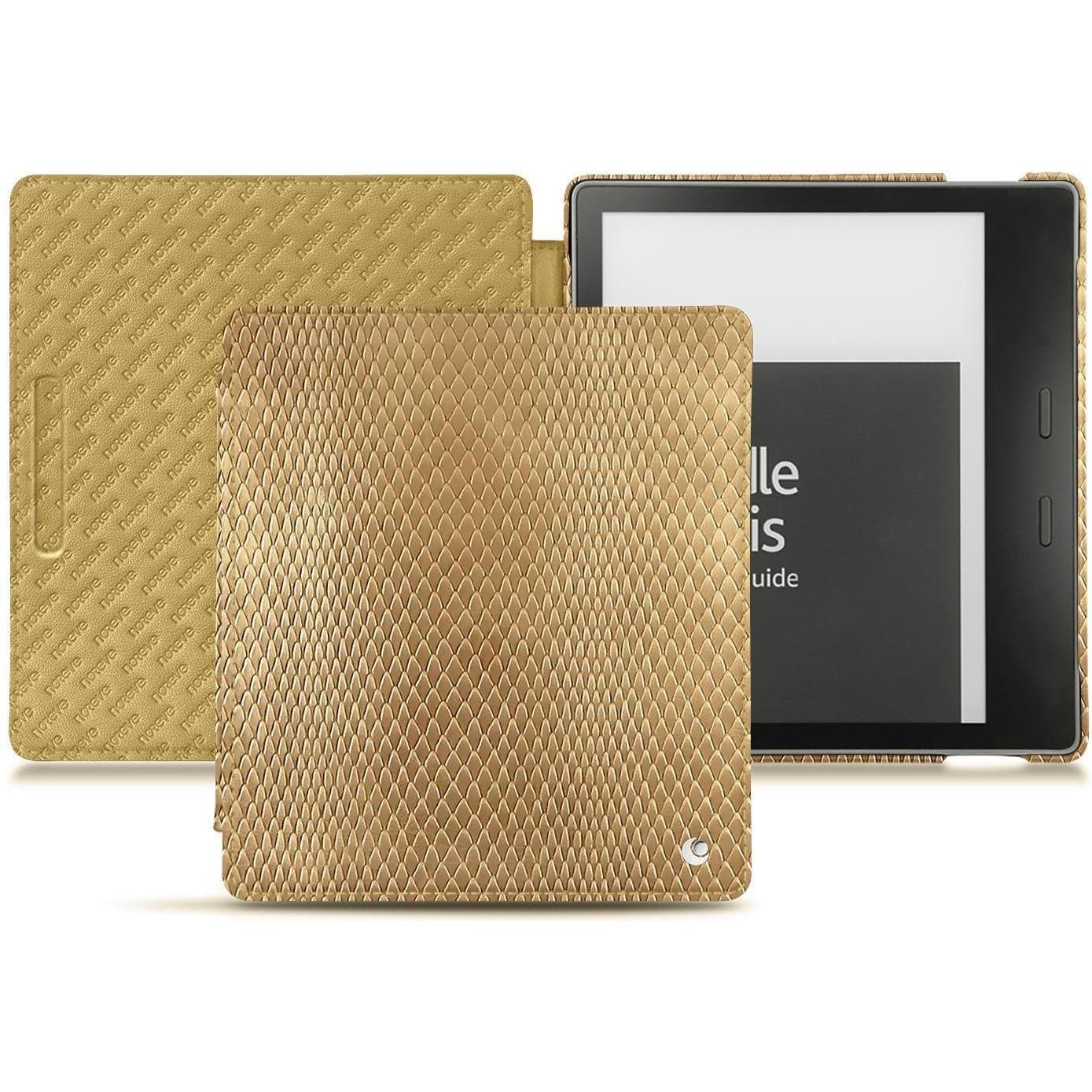 Noreve Lederschutzhülle horizontal (Kindle Oasis 2017), Tablet Hülle, Beige