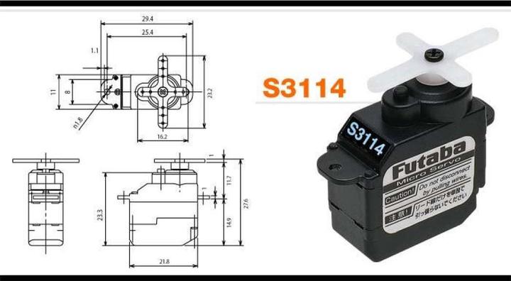 Immagine prodotto Futaba Servo S3114 Analogico