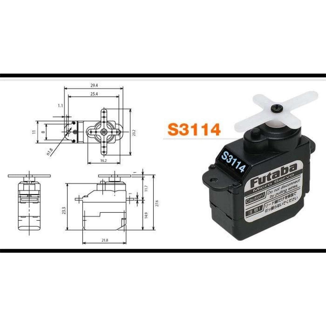 Thumbnail - Futaba Servo S3114 Analog