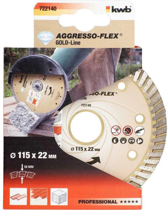 Immagine prodotto kwb Disco da taglio diamantato Goldline 115