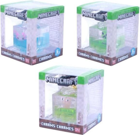 Actual product image Just Toys Minecraft Charms Keychain