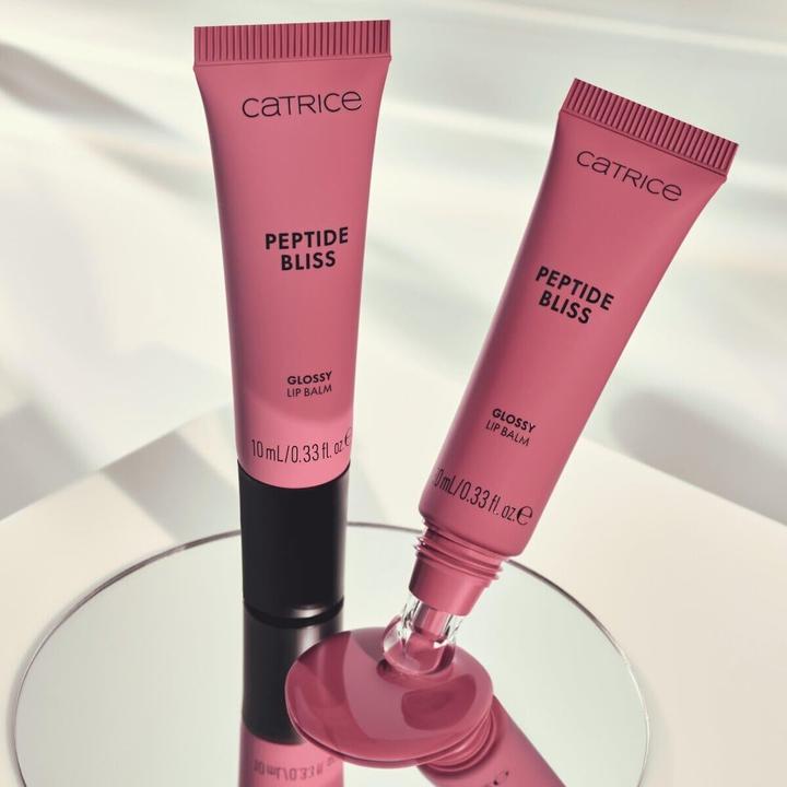 Actual product image Catrice Peptide Bliss Glossy Lip Balm (#8F403F)