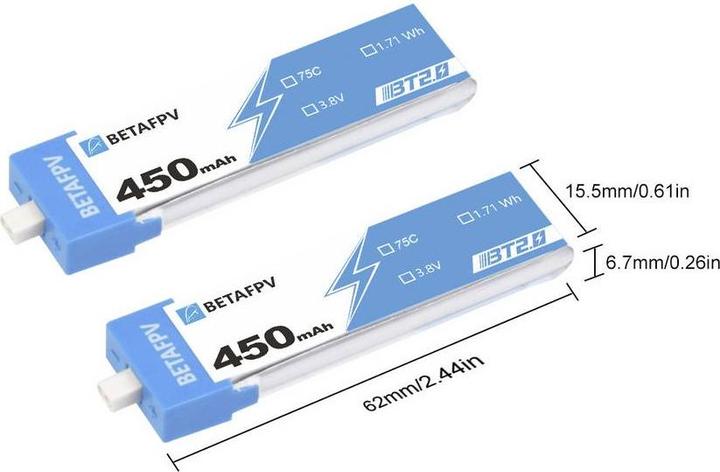 Actual product image BetaFPV Multicopter-Akku Passend für (Multicopter): Cetus X FPV Kit (Drone battery)