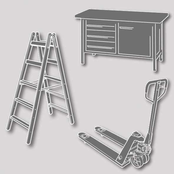 Image du produit Holzstar Support de matériel MS 1 K (47 cm, 46 cm)