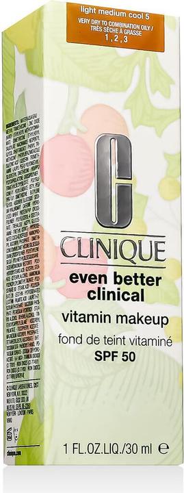 Immagine prodotto Clinique Clinical Vitamin Makeup - Spf 45 Light Medium Cool 5 (5 Leggero Medio Cool)