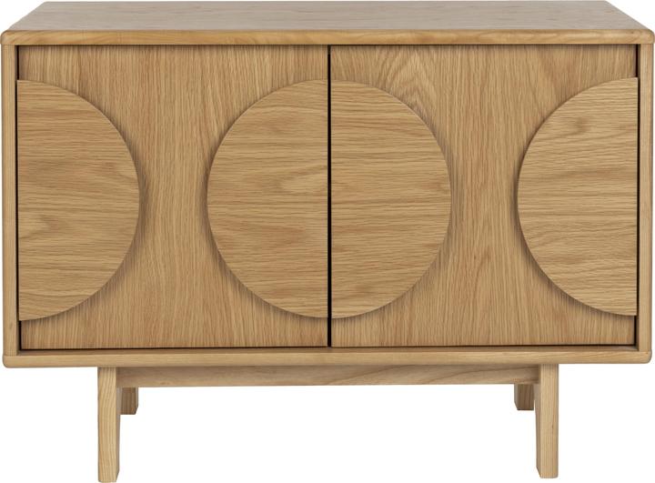 Actual product image Zuiver Sideboard Groove 2 Doors Natural Oak (82 x 40 x 58 cm)