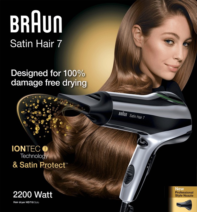Actual product image Braun Satin Hair 7 HD 710